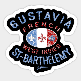 Gustavia, St-Barthelemy, French West Indies Sticker